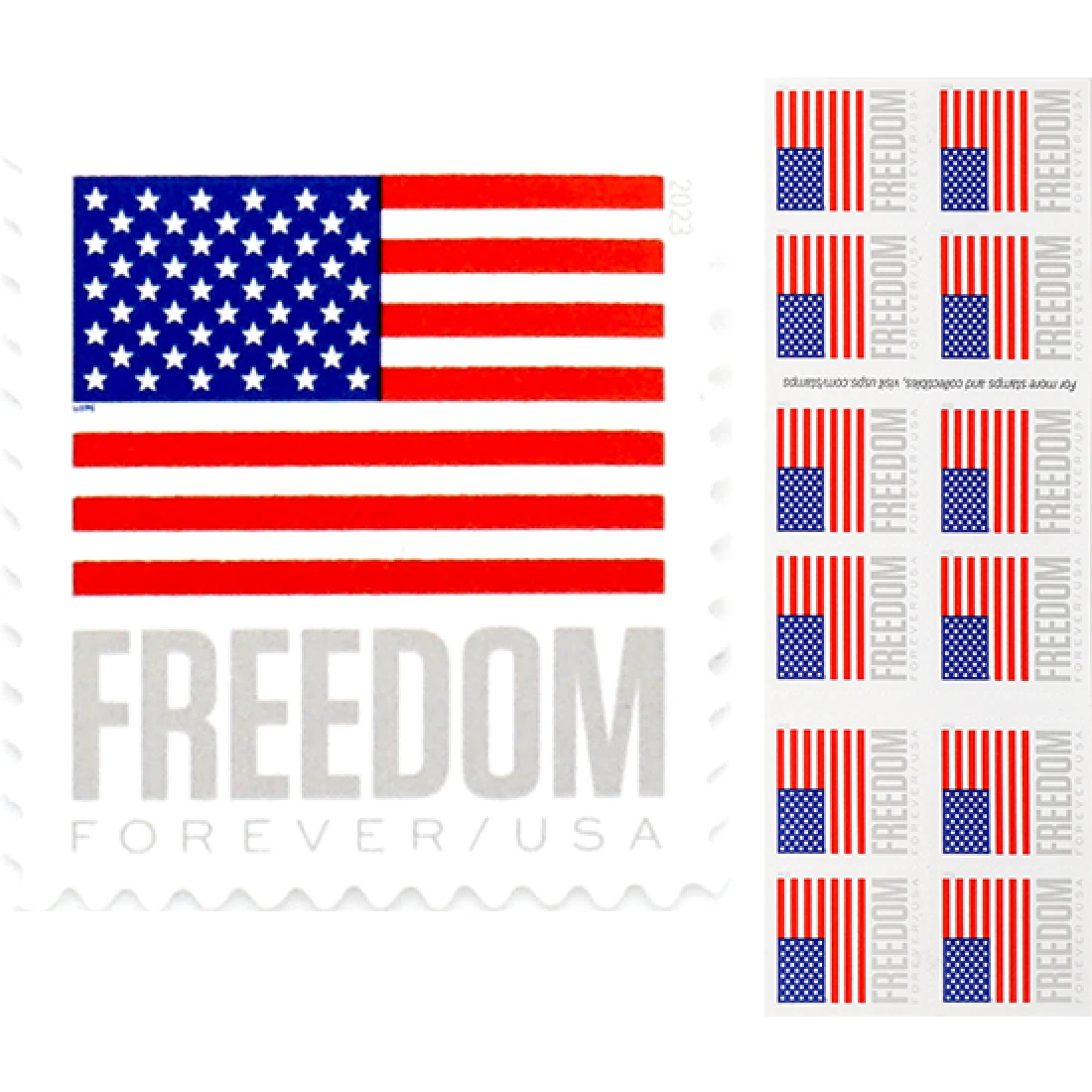 product_image_1765807862 2023 US Flag Forever Stamps Book