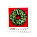 2019 US Holiday Wreaths Forever First-Class Postage Stamps