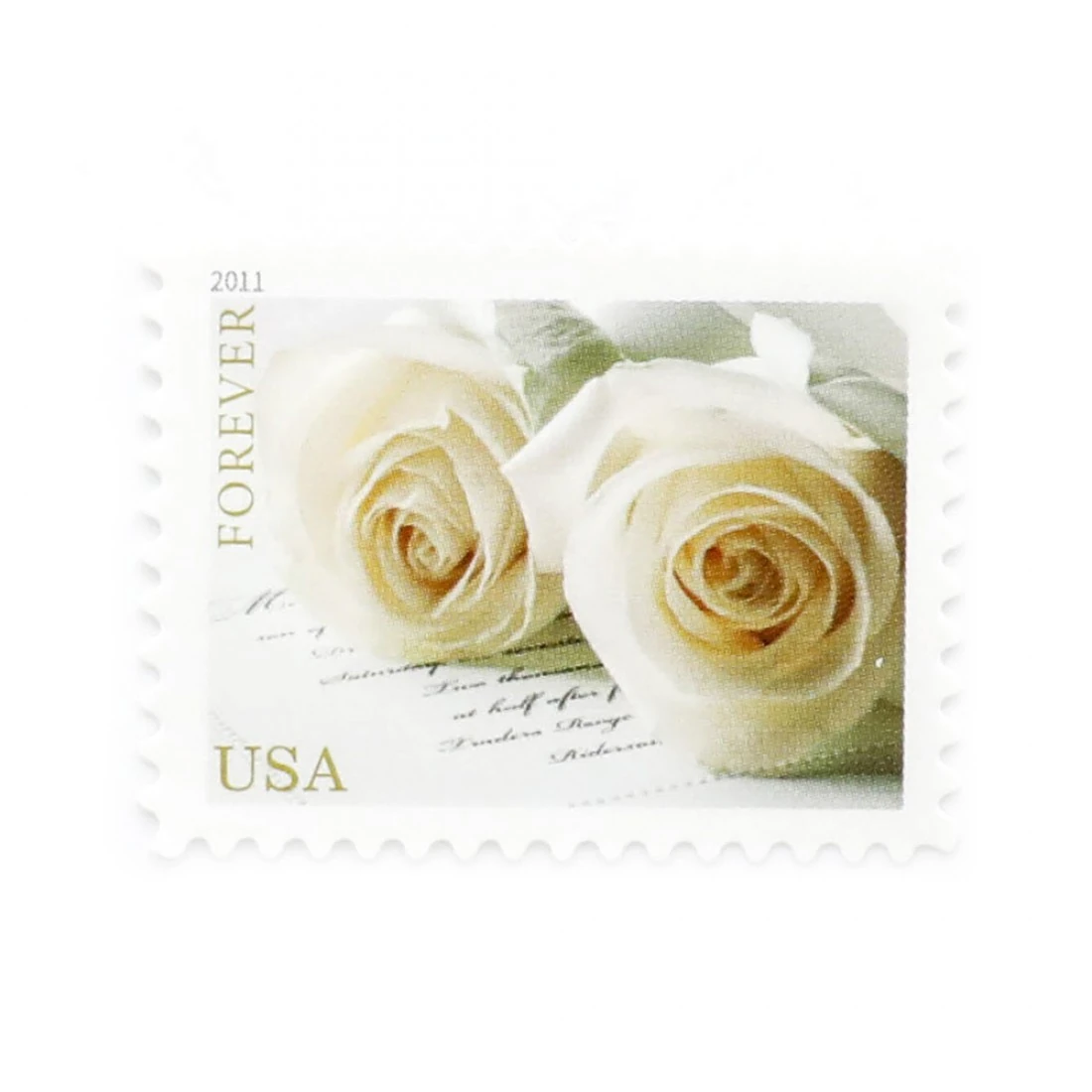 product_image_1767476337 2011 US First-Class Forever Stamp - Wedding Roses